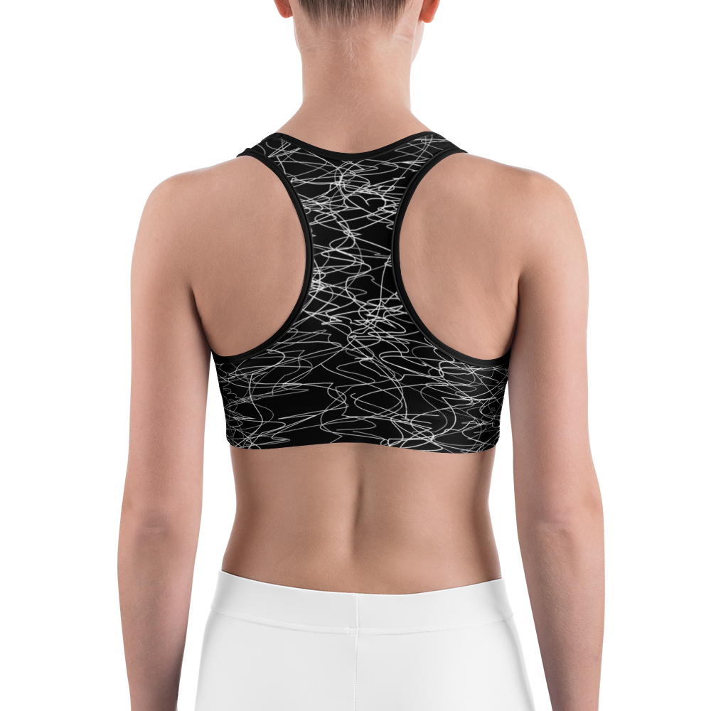 #b3b85580 - ALTINO Sports Bra - Noir Collection