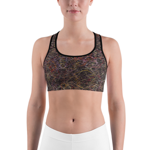 Black - #89a39680 - Black Chocolate All Flavors Rumble - ALTINO Sports Bra - Gelato Collection - Stop Plastic Packaging - #PlasticCops - Apparel - Accessories - Clothing For Girls -