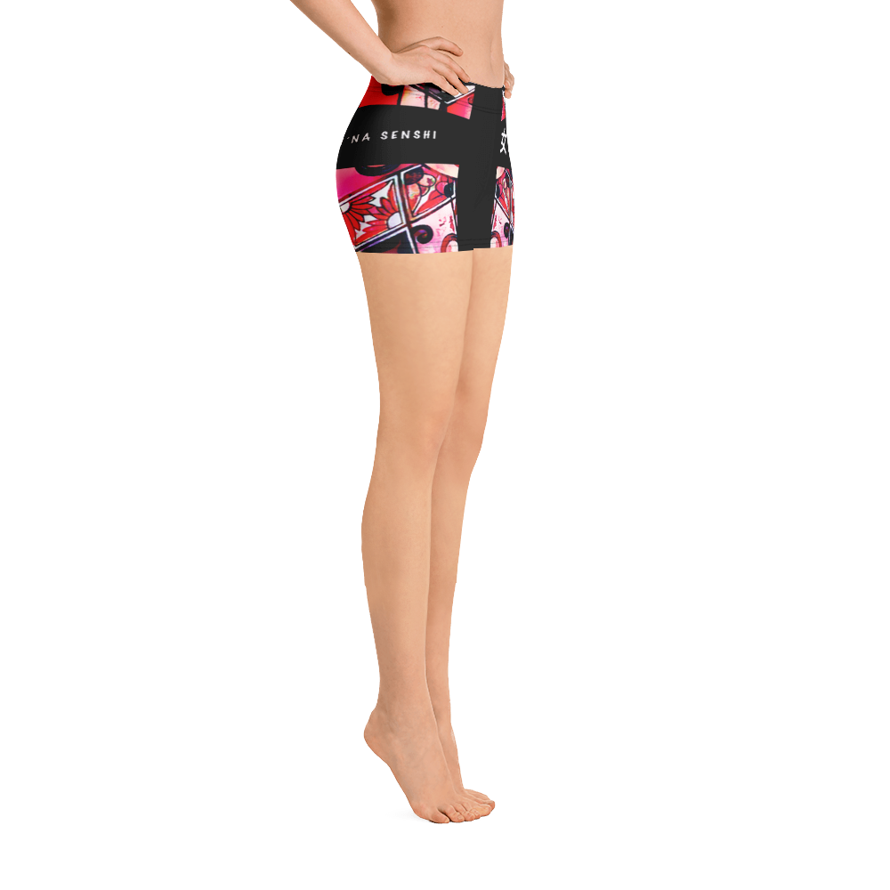 Black - #987cef82 - ALTINO Senshi Chic Shorts - Senshi Girl Collection - Stop Plastic Packaging - #PlasticCops - Apparel - Accessories - Clothing For Girls - Women Pants