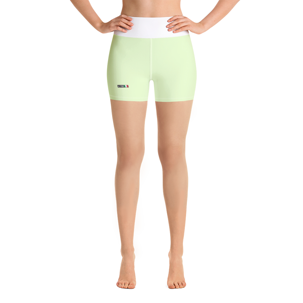 Lime Green - #5d8e7b90 - Kiwi Surprise - ALTINO Yummy Yoga Shorts - Gelato Collection - Stop Plastic Packaging - #PlasticCops - Apparel - Accessories - Clothing For Girls - Women Pants