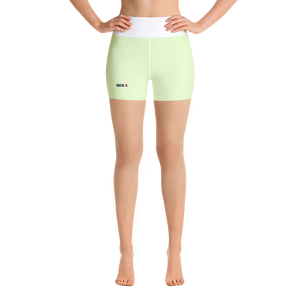 Lime Green - #5d8e7b90 - Kiwi Surprise - ALTINO Yummy Yoga Shorts - Gelato Collection - Stop Plastic Packaging - #PlasticCops - Apparel - Accessories - Clothing For Girls - Women Pants