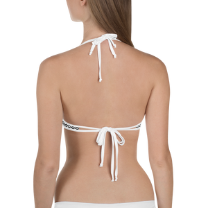 #ddb54510 - Black White - ALTINO Reversible Bikini Swim Top