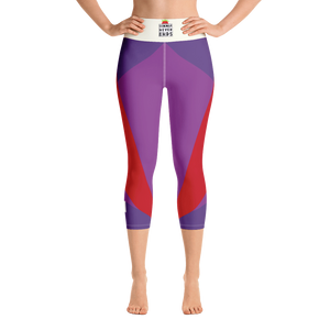 Violet - #6d7111d0 - Cherry Grape - ALTINO Yoga Capri - Team GIRL Player - Stop Plastic Packaging - #PlasticCops - Apparel - Accessories - Clothing For Girls - Women Pants