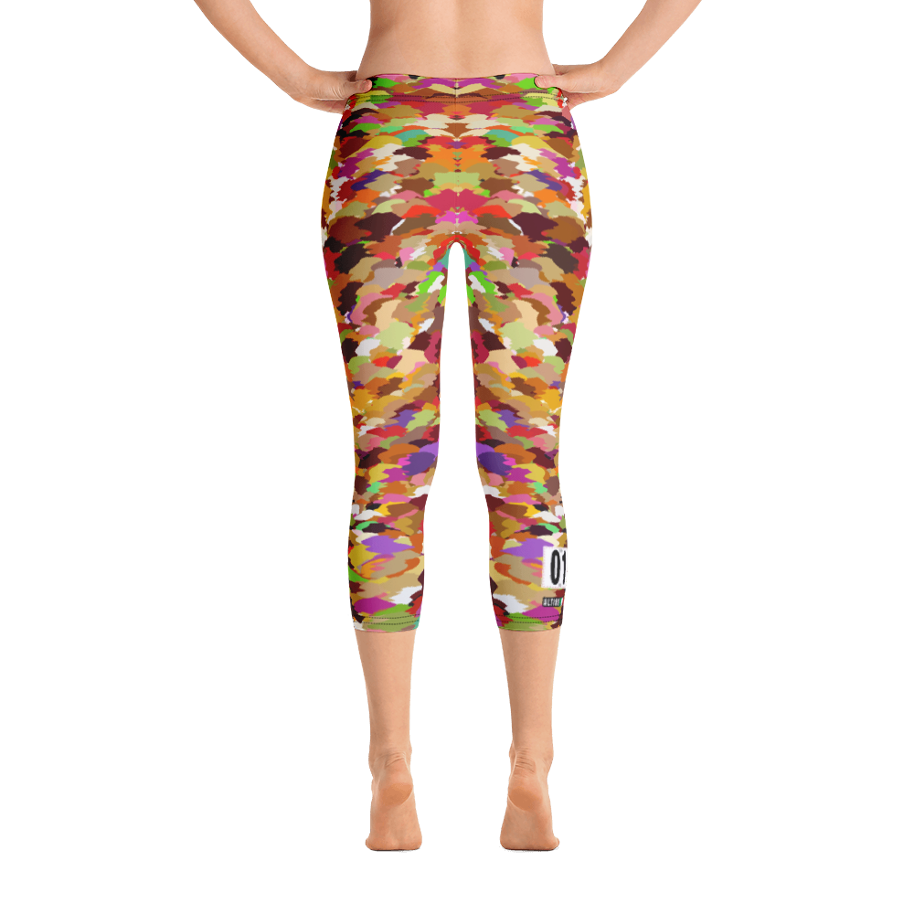 #67ee91c0 - All Yummie Flavors Ripple - ALTINO Sport Capri Leggings - Team GIRL Player