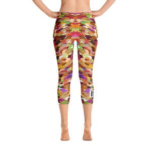 #67ee91c0 - All Yummie Flavors Ripple - ALTINO Sport Capri Leggings - Team GIRL Player