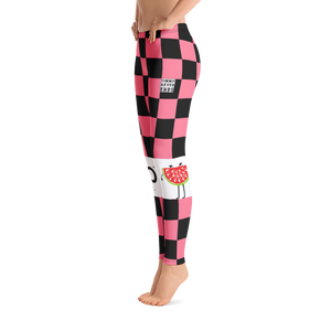 #4be18aa0 - Strawberry Black - ALTINO Leggings - Summer Never Ends Collection