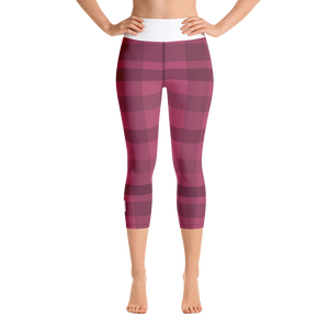 Crimson - #d54d5bc0 - Plum Black Chocolate Stracciatella - ALTINO Yummy Yoga Capri - Stop Plastic Packaging - #PlasticCops - Apparel - Accessories - Clothing For Girls - Women Pants