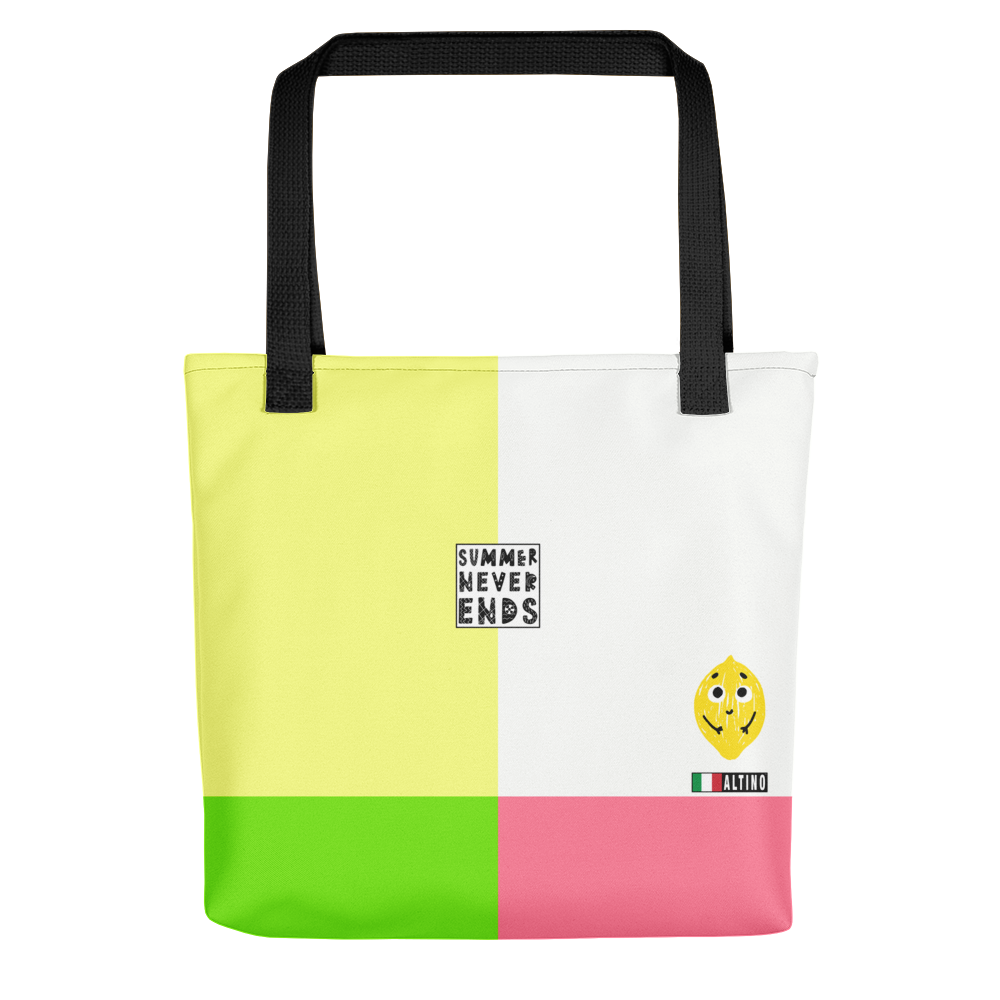 Yellow - #354e52a0 - Pear Lime Coconut Strawberry - ALTINO Tote Bag - Sports - Stop Plastic Packaging - #PlasticCops - Apparel - Accessories - Clothing For Girls - Women Handbags