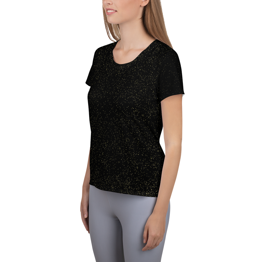 #782c4d00 - Black Magic Gold Dust - ALTINO Mesh Shirts - Gritty Girl Collection