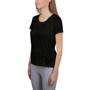 #782c4d00 - Black Magic Gold Dust - ALTINO Mesh Shirts - Gritty Girl Collection