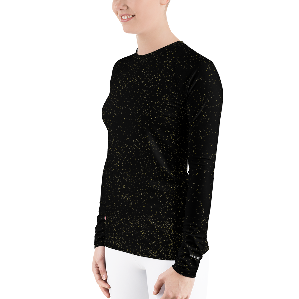 #90caf180 - Black Magic Gold Dust - ALTINO Body Shirt - Gritty Girl Collection