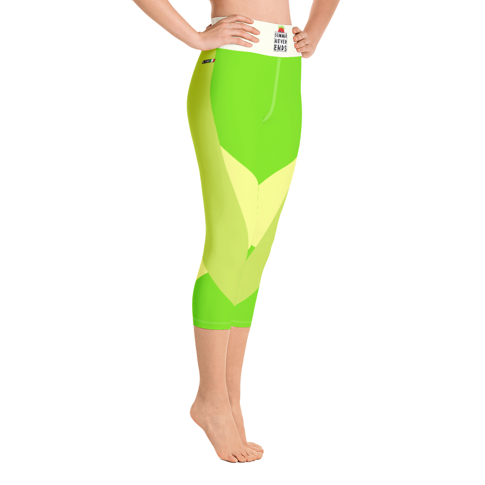 #a0a78f90 - Kiwi Lime Pear - ALTINO Yoga Capri - Summer Never Ends Collection
