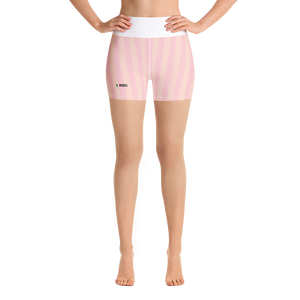 #59270690 - Cinnamon Plum Cherry Swirl - ALTINO Yummy Yoga Shorts - Gelato Collection