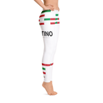 White - #54d4f5b0 - Viva Italia Art Commission Number 14 - ALTINO Leggings - Fitness - Stop Plastic Packaging - #PlasticCops - Apparel - Accessories - Clothing For Girls - Women Pants