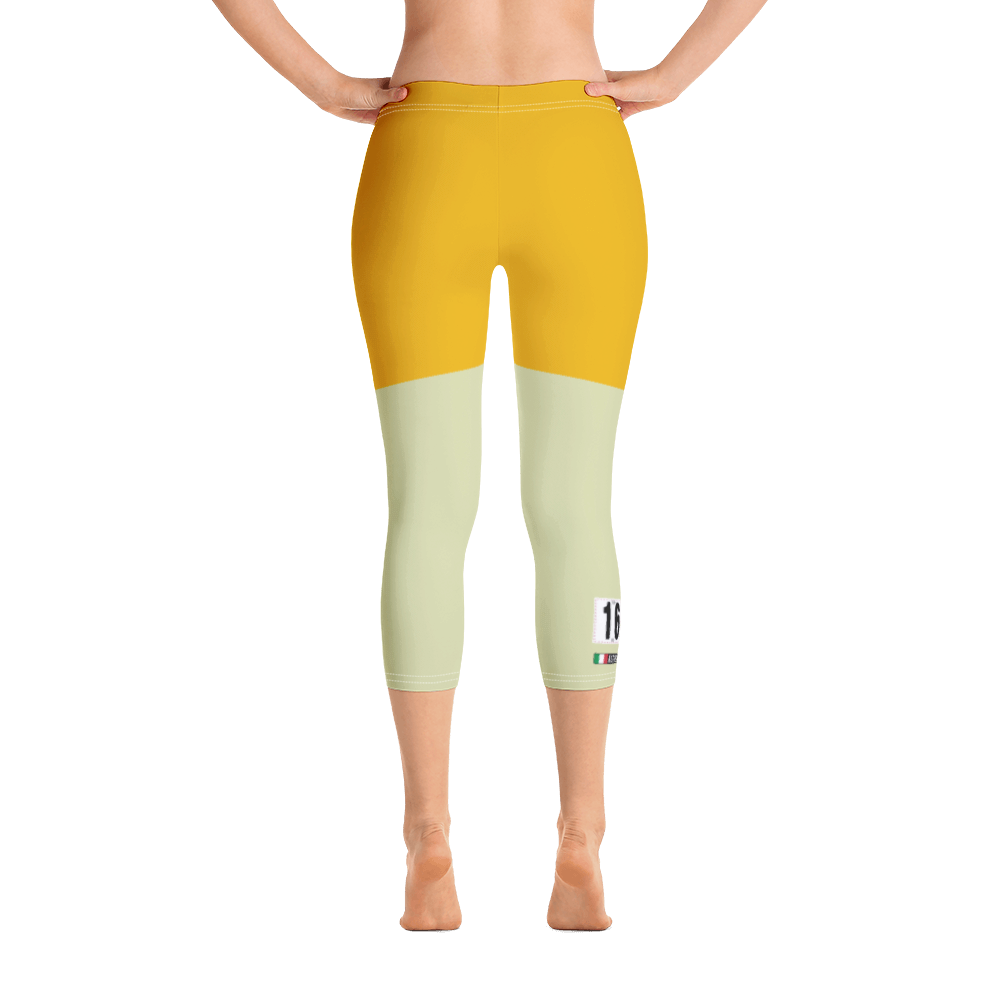 #a63b3ed0 - Apple Mango Sorbet - ALTINO Sport Capri Leggings - Team GIRL Player