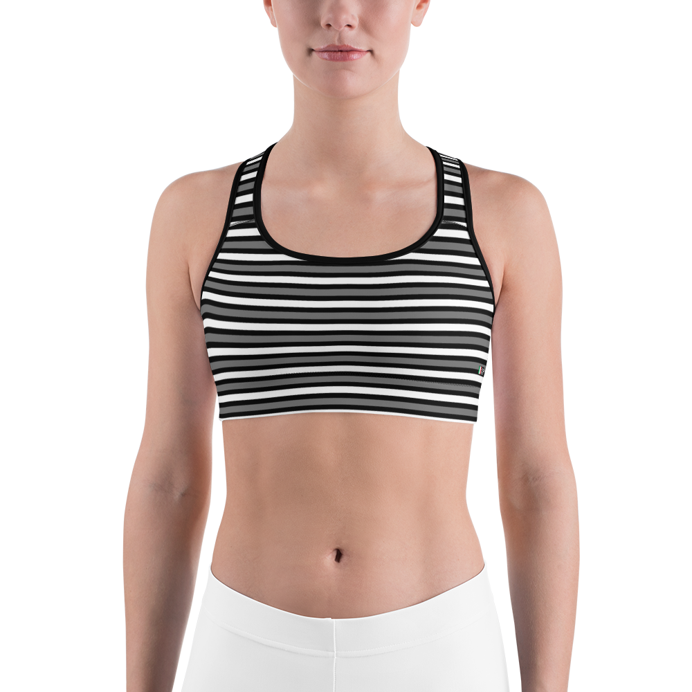 Black - #000ed480 - ALTINO Sports Bra - Noir Collection - Stop Plastic Packaging - #PlasticCops - Apparel - Accessories - Clothing For Girls -