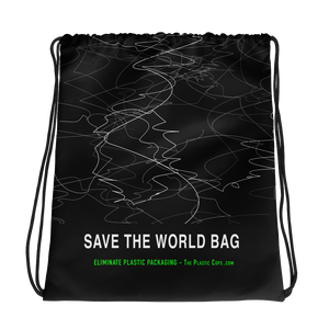 #4c5dcea0 - ALTINO Draw String Bag - Noir Collection