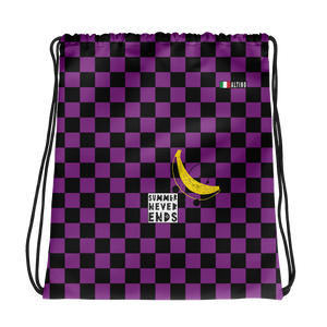 Magenta - #dd6bf2a0 - Grape Black - ALTINO Draw String Bag - Summer Never Ends Collection - Sports - Stop Plastic Packaging - #PlasticCops - Apparel - Accessories - Clothing For Girls - Women Handbags