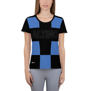 #f87058a0 - Blueberry Black - ALTINO Mesh Shirts - Summer Never Ends Collection