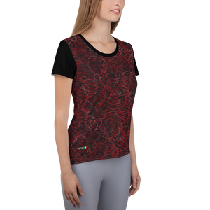 #06c29980 - Black Chocolate Cherry Cherry Twister - ALTINO Ultimate Yummy Mesh Shirt