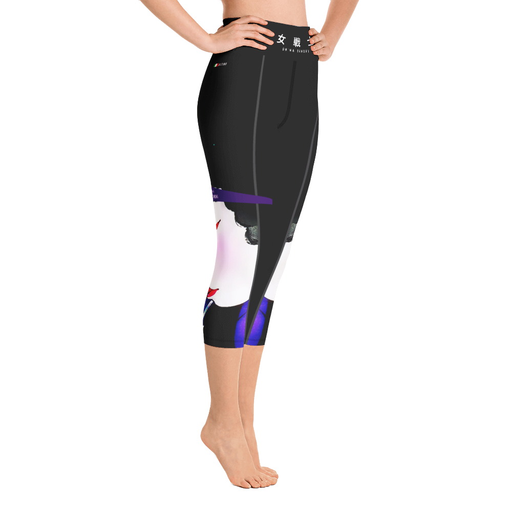 Black - #926776a0 - ALTINO Senshi Yoga Capri - Senshi Girl Collection - Stop Plastic Packaging - #PlasticCops - Apparel - Accessories - Clothing For Girls - Women Pants