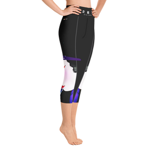 Black - #926776a0 - ALTINO Senshi Yoga Capri - Senshi Girl Collection - Stop Plastic Packaging - #PlasticCops - Apparel - Accessories - Clothing For Girls - Women Pants