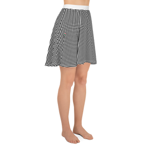 #b12a5380 - Black White - ALTINO Skater Skirt - Summer Never Ends Collection