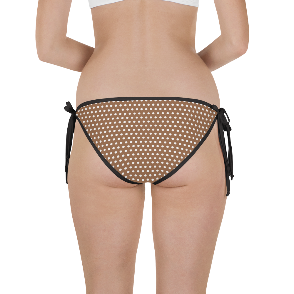 #15e67200 - Mocha And Wild Cherry - ALTINO Reversible Bikini Swim Bottom