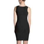 #b011a100 - Black Magic Touch Of Gold - ALTINO Fitted Dress - Gritty Girl Collection
