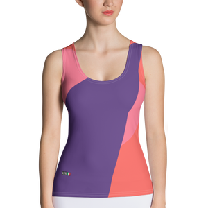 Red - #71b089b0 - Grape Strawberry Watermelon - ALTINO Fitted Tank Top - Stop Plastic Packaging - #PlasticCops - Apparel - Accessories - Clothing For Girls - Women Tops