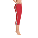 Red - #5c8a1b30 - Cherry - ALTINO Capri - Summer Never Ends Collection - Yoga - Stop Plastic Packaging - #PlasticCops - Apparel - Accessories - Clothing For Girls - Women Pants