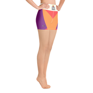 #3ea89c90 - Cantaloupe Grape Grapefruit - ALTINO Yoga Shorts