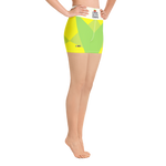 Yellow - #69723490 - Green Apple Kiwi Lemon - ALTINO Yoga Shorts - Summer Never Ends Collection - Stop Plastic Packaging - #PlasticCops - Apparel - Accessories - Clothing For Girls - Women Pants