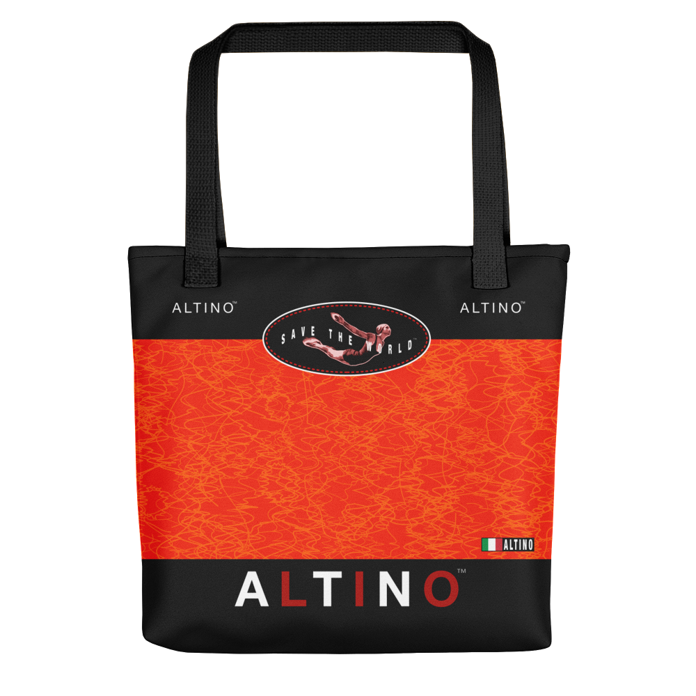 Red - #44e026a0 - Orange Maraschino Cherry Frost - ALTINO Tote Bag - Sports - Stop Plastic Packaging - #PlasticCops - Apparel - Accessories - Clothing For Girls - Women Handbags