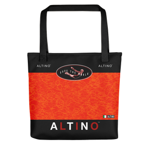 Red - #44e026a0 - Orange Maraschino Cherry Frost - ALTINO Tote Bag - Sports - Stop Plastic Packaging - #PlasticCops - Apparel - Accessories - Clothing For Girls - Women Handbags