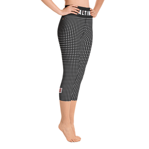 Black - #7a4152c0 - ALTINO Yoga Capri - Team GIRL Player - Noir Collection - Stop Plastic Packaging - #PlasticCops - Apparel - Accessories - Clothing For Girls - Women Pants