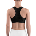 #52c7ac80 - Black Magic Gold Dust - ALTINO Sports Bra - Gritty Girl Collection