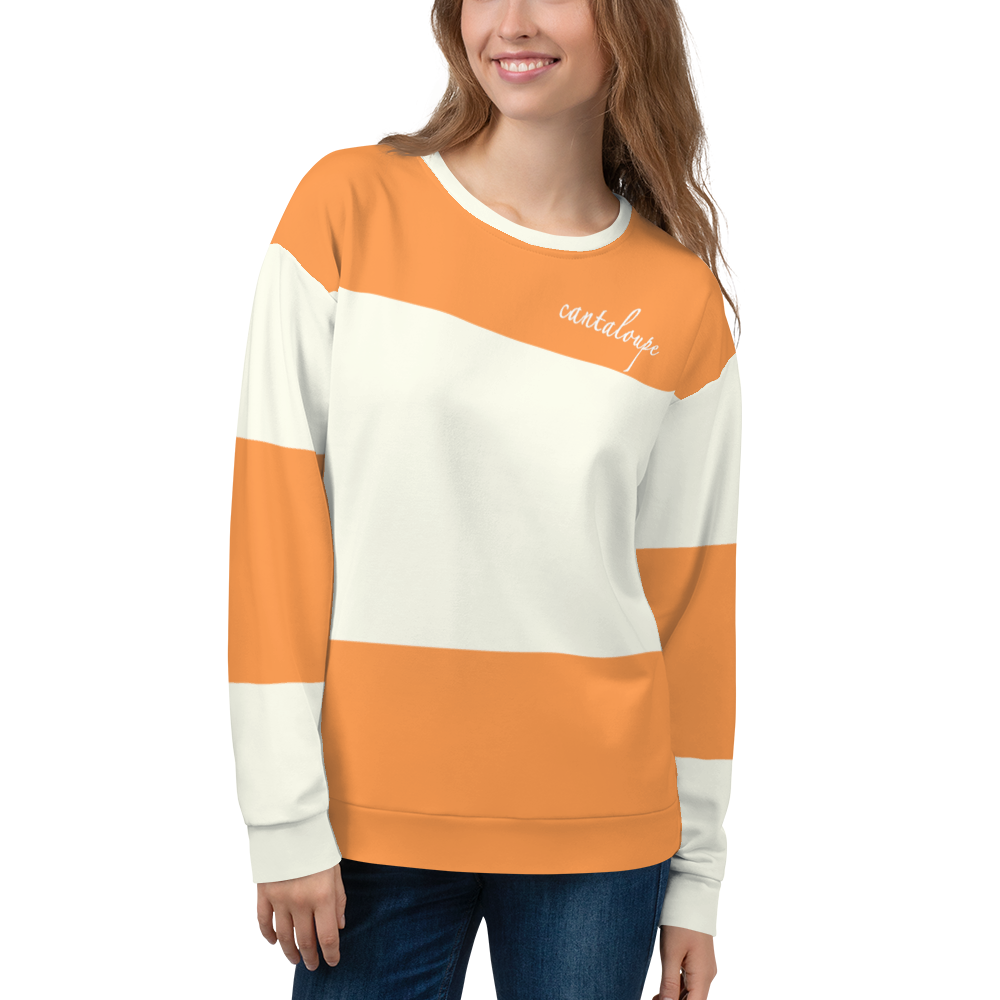 Vermilion - #45f18cb0 - Cantaloupe - ALTINO SweatShirt - Summer Never Ends Collection - Stop Plastic Packaging - #PlasticCops - Apparel - Accessories - Clothing For Girls - Women Tops
