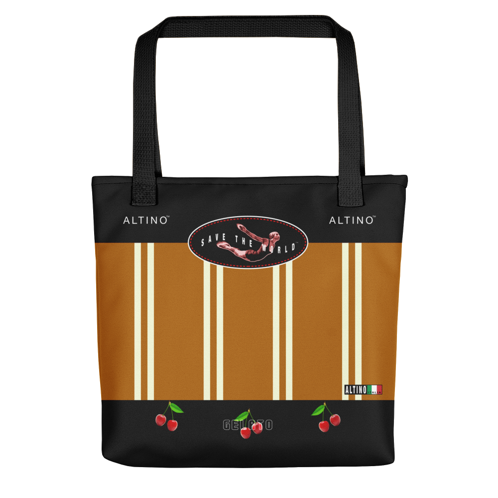 Orange - #36e3b7a0 - Caramel Pistachio Swirl - ALTINO Tote Bag - Gelato Collection - Sports - Stop Plastic Packaging - #PlasticCops - Apparel - Accessories - Clothing For Girls - Women Handbags
