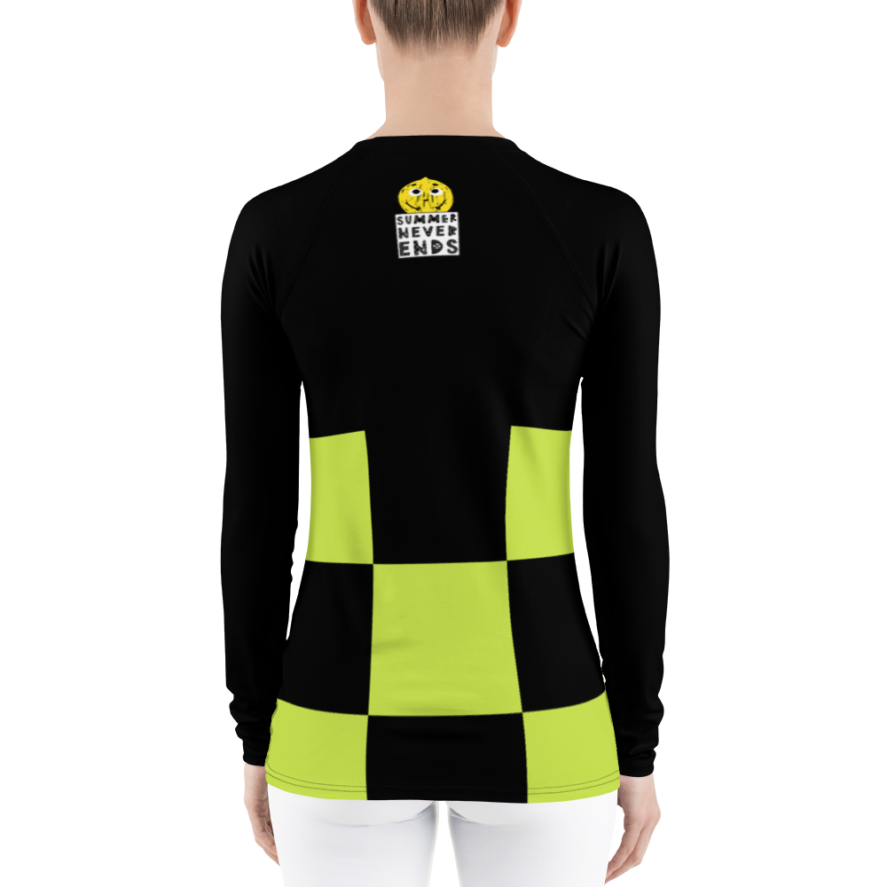 #32e69fa0 - Kiwi Black - ALTINO Body Shirt - Summer Never Ends Collection