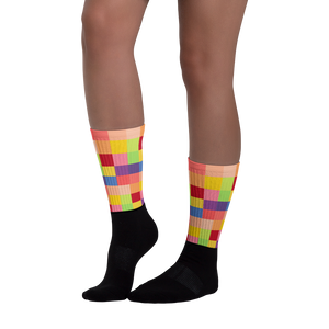 Black - #6c8e2180 - Fruit Melody - ALTINO Designer Socks - Summer Never Ends Collection - Stop Plastic Packaging - #PlasticCops - Apparel - Accessories - Clothing For Girls - Women Footwear