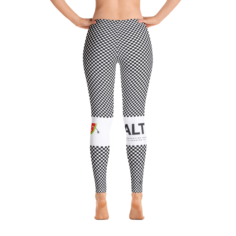 #24baaba0 - Black White - ALTINO Leggings - Summer Never Ends Collection