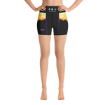 Black - #6b7910a0 - ALTINO Senshi Yoga Shorts - Senshi Girl Collection - Stop Plastic Packaging - #PlasticCops - Apparel - Accessories - Clothing For Girls - Women Pants