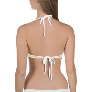 #39cd6210 - Pineapple Pear Mango And Cream - ALTINO Reversible Bikini Swim Top