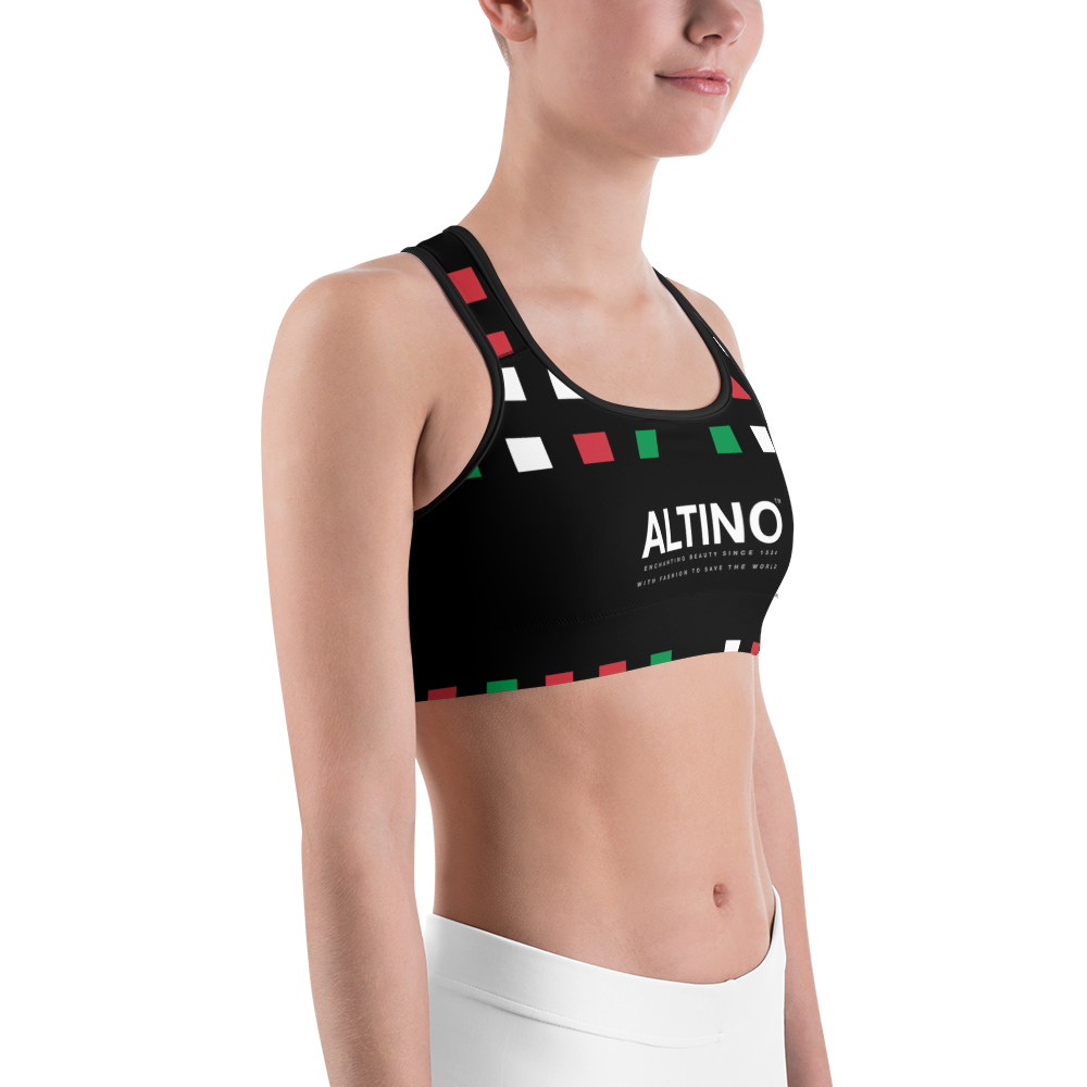 #f24cc3a0 - Viva Italia Art Commission Number 16 - ALTINO Sports Bra