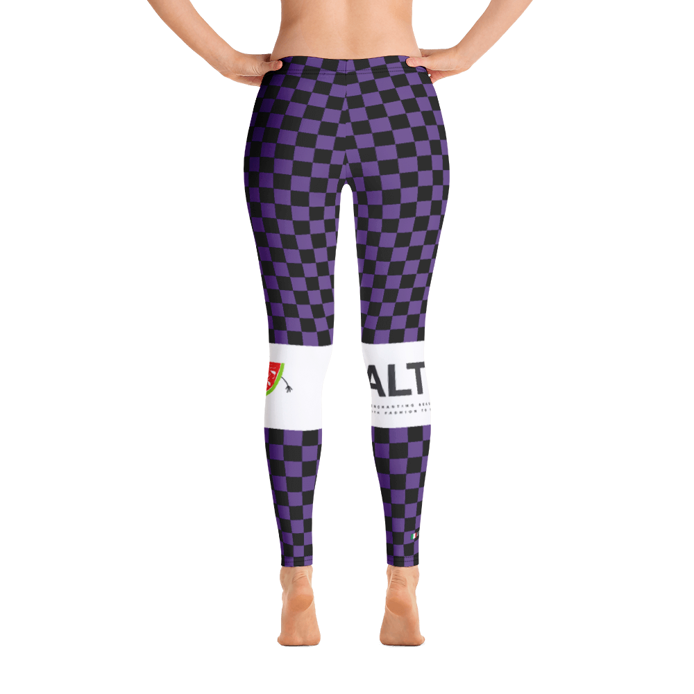 #1c6c92a0 - Grape Black - ALTINO Leggings - Summer Never Ends Collection