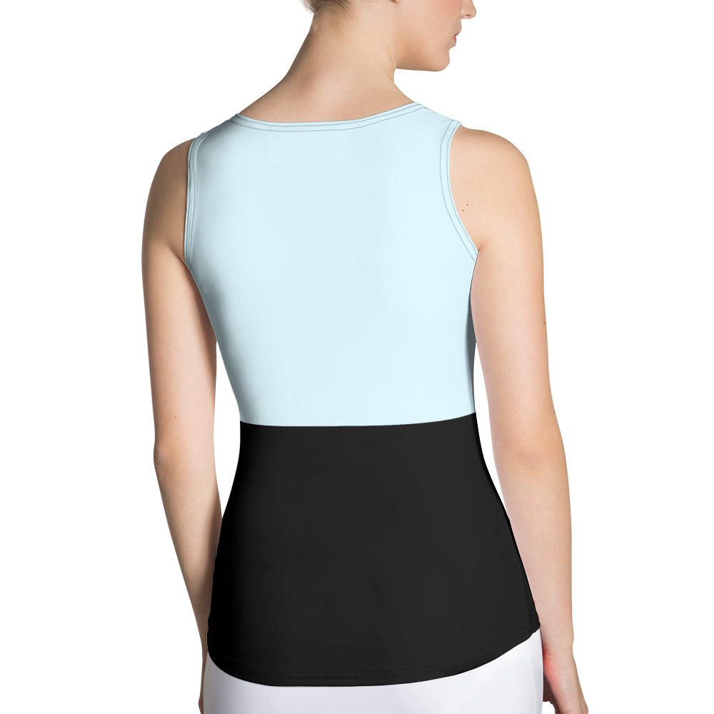 #aea96380 - Ocean Black - ALTINO Fitted Tank Top - Earth Collection