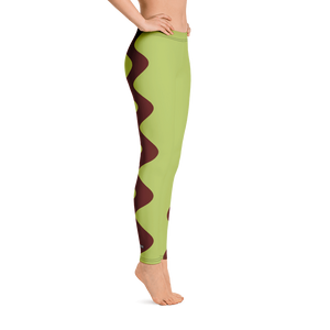 #35537880 - Deep Brownie Honeydew Helado - ALTINO Fashion Sports Leggings