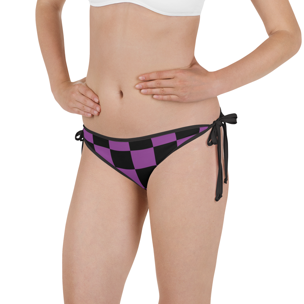 #710a3800 - Grape Black - ALTINO Reversible Bikini Swim Bottom