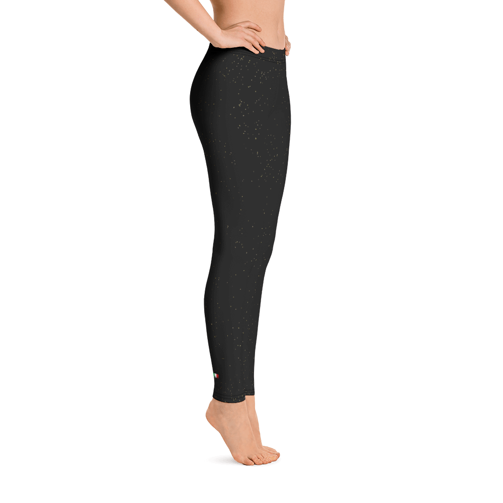 #9790c380 - Black Magic Touch Of Gold - ALTINO Leggings - Gritty Girl Collection